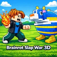 Play Brainrot Slap War 3D game
