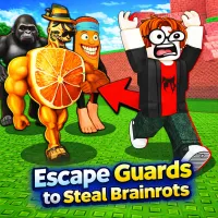 Escape Guards to Steal Brainrots game Play Escape Guards to Steal Brainrots game