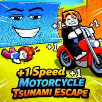Play +1 Speed Motorcycle Tsunami Escape now!