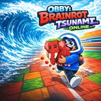 Obby: Brainrot Tsunami Online game Play Obby: Brainrot Tsunami Online game