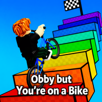 Play Obby but You're on a Bike now!