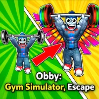 Play Obby: Gym Simulator, Escape now!