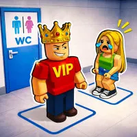 Play Obby Toilet Line game