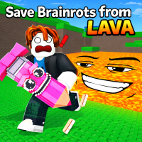 Play Save Brainrots from LAVA now!