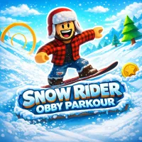 Play Snow Rider Obby Parkour game